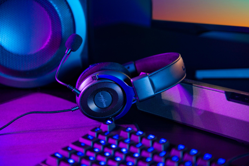 Headset und Tastatur