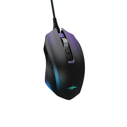 Gaming Maus Reaper 800 8K - Schräge Ansicht mit Spiegelung
